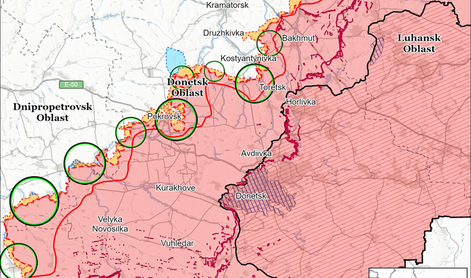 Rusija: Napadamo obkoljene ukrajinske sile. Napredujemo na vseh frontah.
