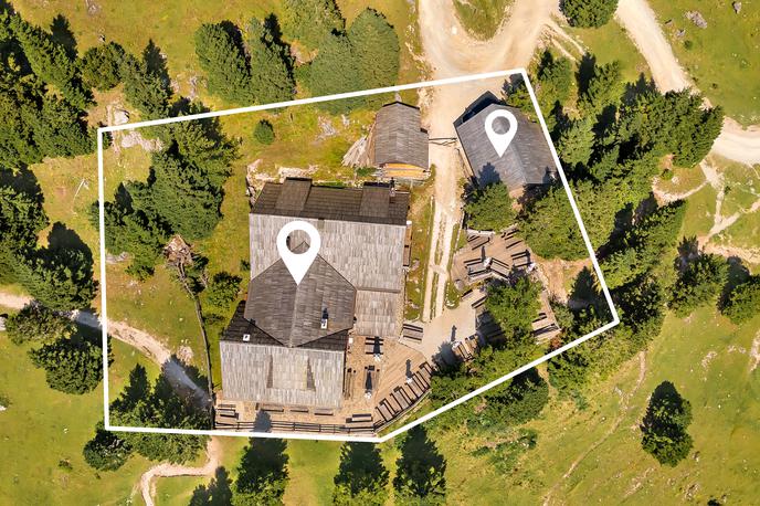 Jarški dom na Veliki planini | Planinski dom je na nadmorski višini 1520 metrov. Velika planina je dostopna vse leto na več načinov, in sicer po planinski poti ali z nihalko in sedežnico. | Foto Katarina Kovačič