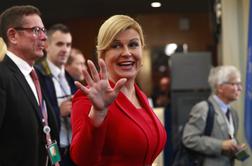 Grabar-Kitarovićeva pozvala volivce, naj glasujejo za njenega tekmeca