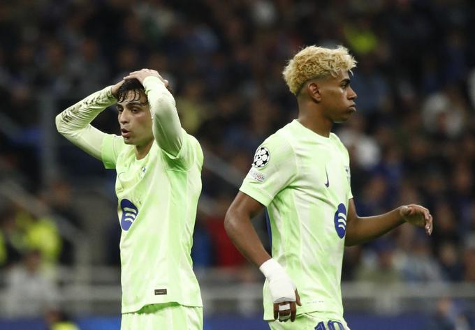 Pedri in Lamine Yamal sta ostala brez uvrstitve v finale. | Foto: Reuters