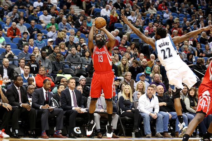 James Harden je bil nezaustavljiv na gostovanju pri Minnesoti. | Foto: 