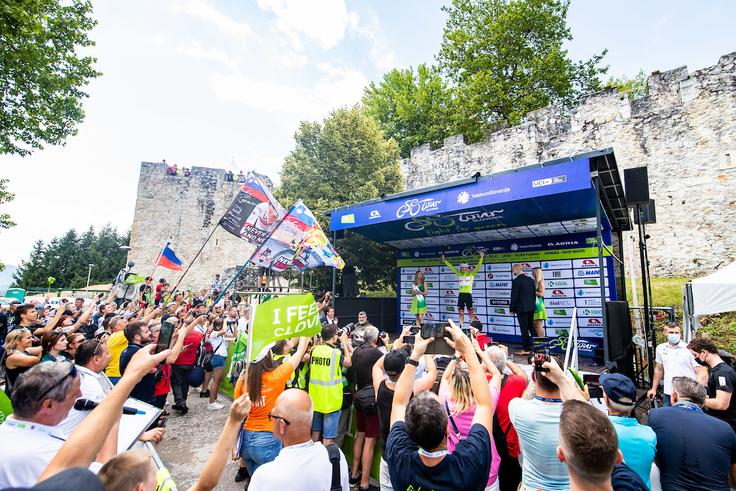 Novi nosilec zelene majice vodilnega na dirki Po Sloveniji. | Foto: Matic Klanšek Velej/Sportida