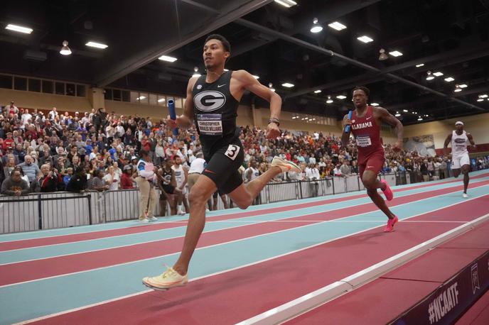 Christopher Morales Williams | Christopher Morales Williams je pri 19 letih postavil svetovni dvoranski rekord na 400 metrov. | Foto Reuters