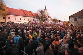 Protestni shod Novo mesto