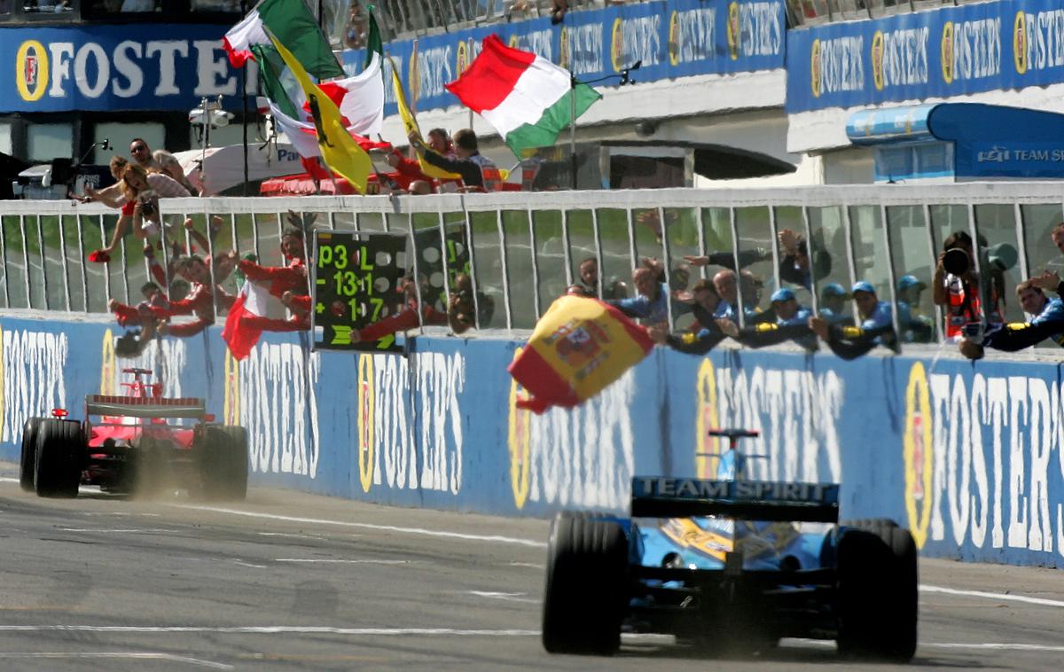 Imola - F1 2006 | Zadnjo dirko formule ena v Imoli leta 2006 je dobil Michael Schumacher pred Fernandom Alonsom. | Foto Reuters