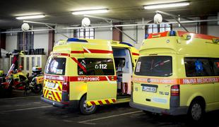Poškodovani tovornjakar v nesreči na južni ljubljanski obvoznici umrl