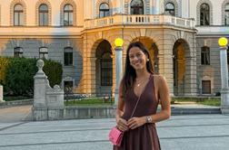 Ana Ivanović z družino obiskala Ljubljano