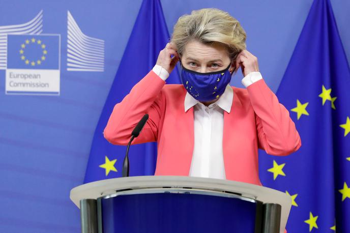 Ursula von der Leyen | Predsednica Evropske komisije Ursula von der Leyen je sporočila, da se pogajanja med Unijo in Združenim kraljestvom o prihodnjih odnosih po brexitu nadaljujejo. | Foto Reuters