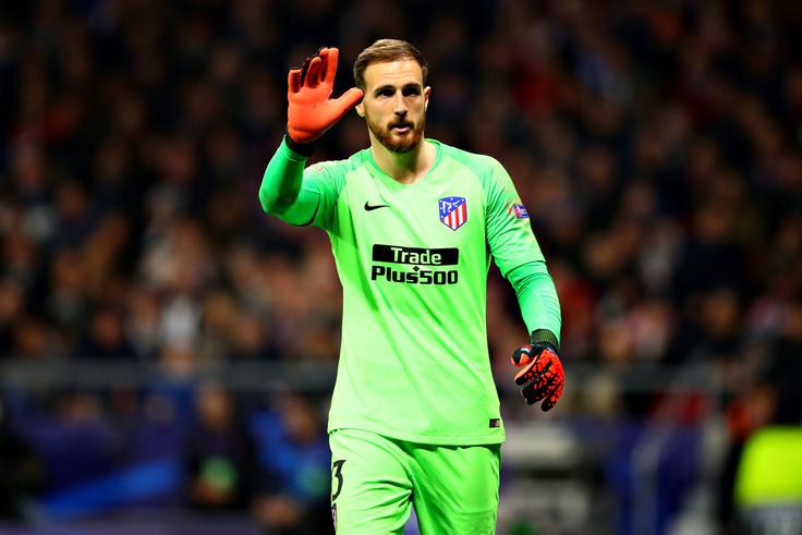 Jan Oblak je v nedeljo zadržal mrežo nedotaknjeno na gostovanju v San Sebastianu. Atletico je zmagal z 2:0.
 | Foto: Getty Images