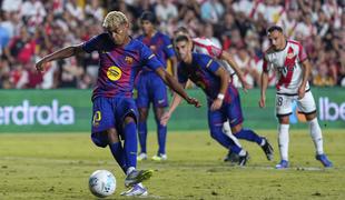 Barcelona le do točke pri Rayu, stoodstotna le še Real Madrid in Athletic Bilbao
