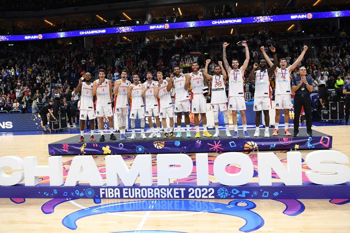 finale EuroBasket Španija prvak | Pomlajena španska ekipa, a vseeno četrtič evropski prvaki. | Foto Reuters