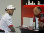Miami Lewis Hamilton Ferrari Frederic Vasseur