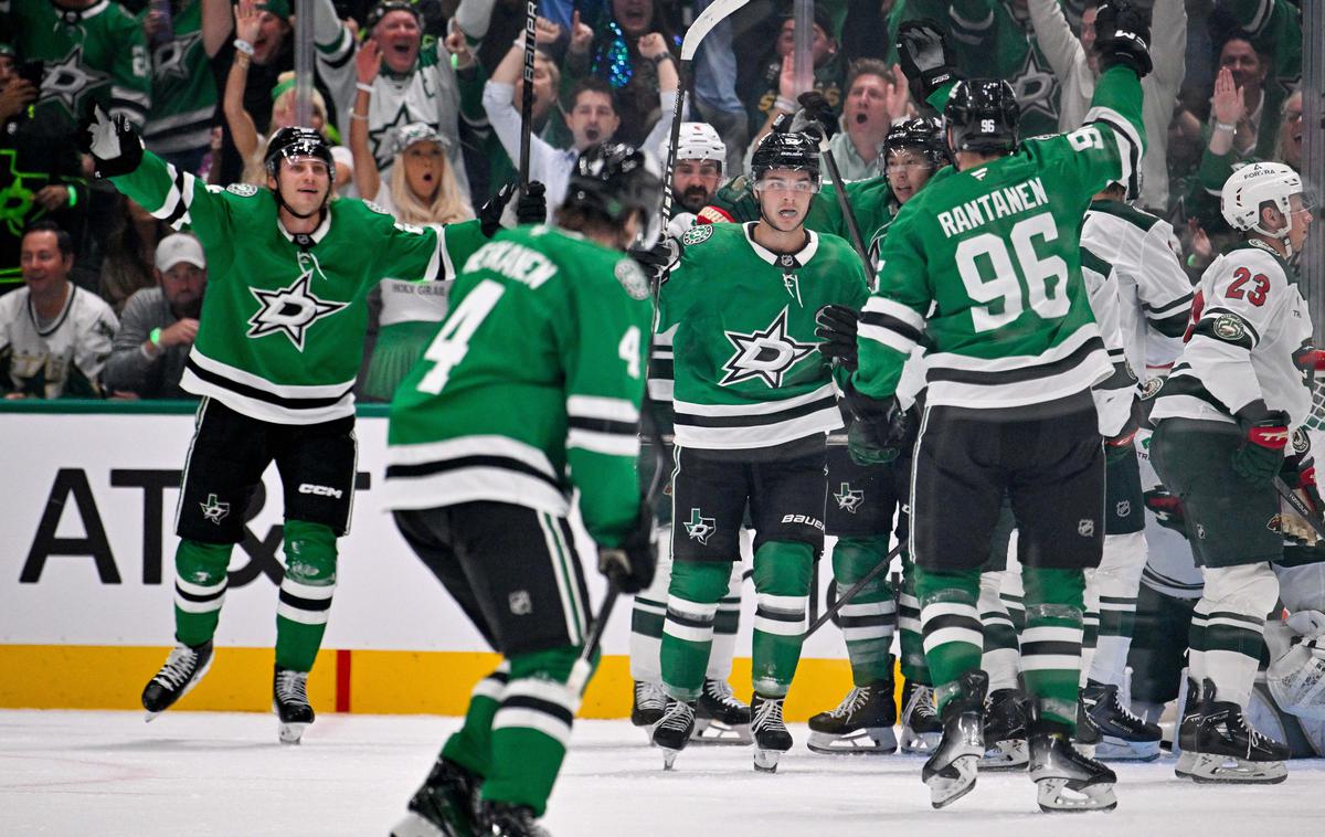 Wyatt Johnston | Wyatt Johnston je v izjemni formi, zadel je še na tretji tekmi zaporedoma. | Foto Reuters