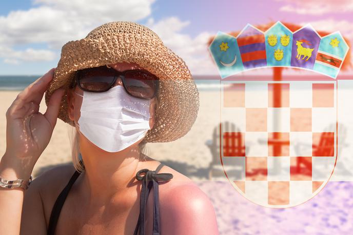 Covid-19. Koronavirus. Plaža. Dekle. Hrvaška. | Foto Getty Images