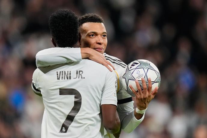 Kylian Mbappe, Vinicius Junior (Real Madrid) | Se Vinicius Junior poslavlja od Reala, pri katerem je v napadu sodeloval s Kylianom Mbappejem? | Foto Guliverimage