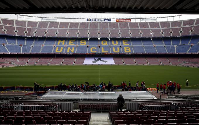 Na štadionu Camp Nou se bo v soboto zbralo blizu sto tisoč gledalcev. | Foto: 