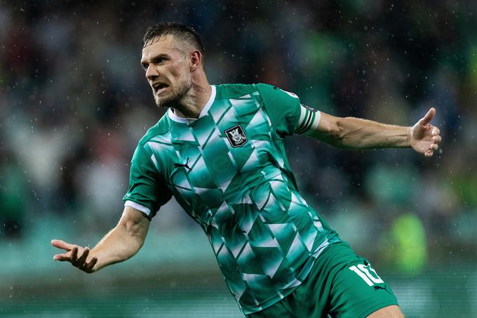 Kapetan Olimpije je proti Ludogorcu na dveh tekmah dosegel kar tri zadetke. | Foto: Vid Ponikvar/Sportida