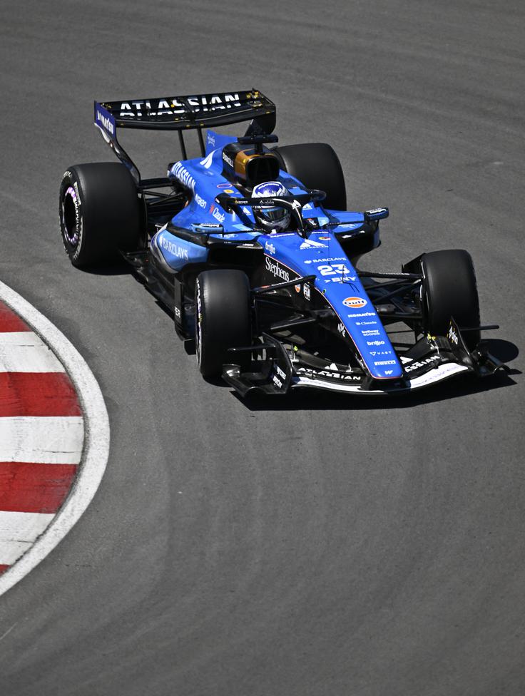 Alex Albon je nesrečno povozil svizca. | Foto: Reuters