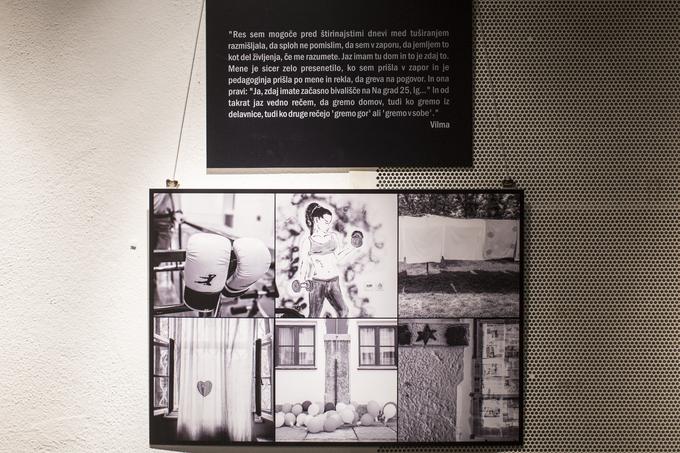 Razstava v atriju SAZU: izseki iz knjige življenjskih pripovedi zapornic in fotografije | Foto: Bojan Puhek