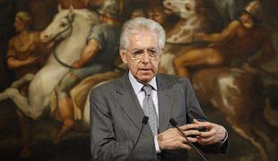 Monti: Italija ne bo potrebovala pomoči območja evra