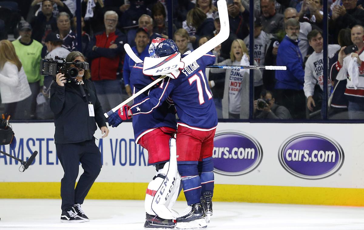 Columbus | Columbus je na domačem ledu premagal Boston in na vzhodu vodi z 2:1. | Foto Reuters