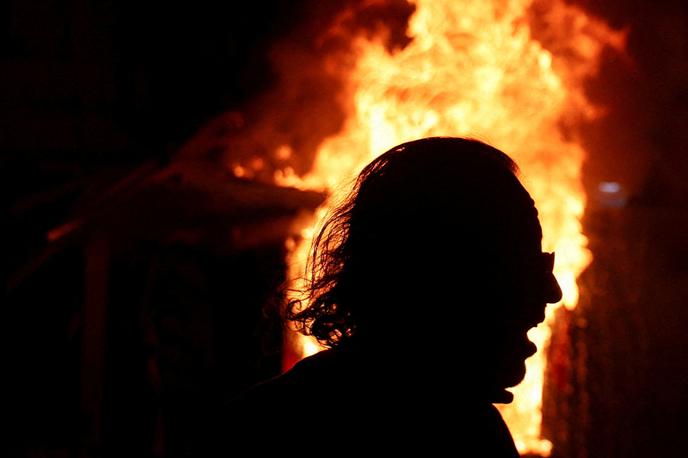 Protest Albanija | Protest v Albaniji.  | Foto Reuters