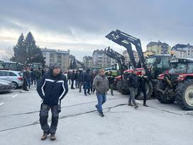 Protest kmetov v Žalcu