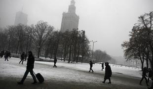 Na Poljskem mraz ubija, v ledenem oklepu tudi Češka