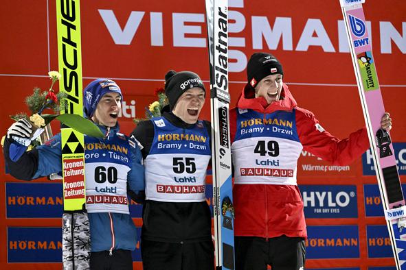 Anže Lanišek prepričljivo slavil v Lahtiju #video