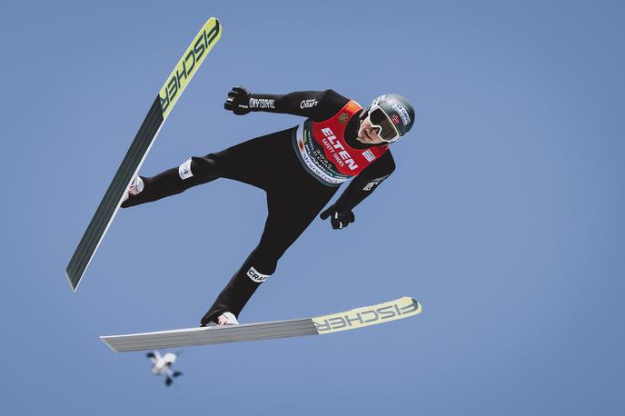 SP Planica Jarl Magnus Riiber | Jarl Magnus Riiber je na veliki skakalnici v Planici "poletel" kar 147 metrov. | Foto Sportida