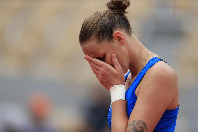 Druga nosilka Karolina Pliškova je doživela nepričakovan udarec v 3. krogu OP Francije. | Foto: Reuters