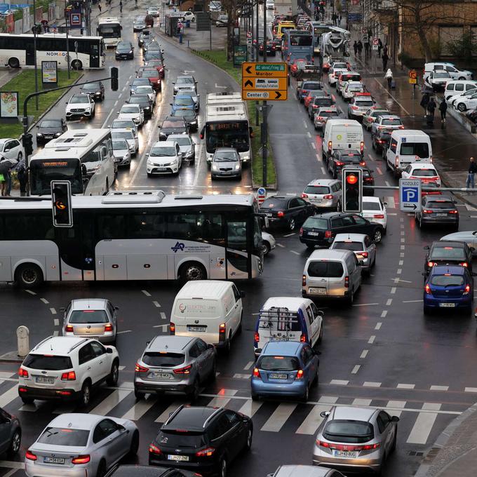 Odvisnost od avtomobila in vse večje gneče na cestah tudi v Sloveniji. | Foto: Matic Prevc/STA