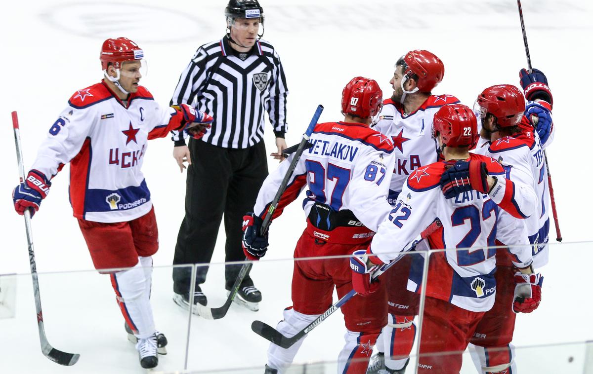 Hokejisti CSKA Moskva | Foto Matic Klanšek Velej/Sportida
