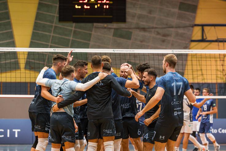 Calcit Volley Kamničani so premagali Kranjčane. | Foto: Jan Uršič