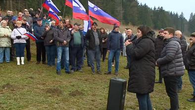 Protest ali politični dogodek? #video