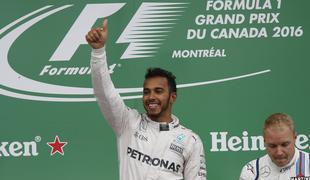Hamilton peto zmago v Montrealu posvetil pokojnemu Mohamedu Aliju