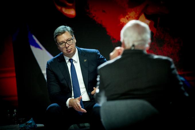 Srbski predsednik Aleksandar Vučić si želi geopolitični pristop Evropske unije. | Foto: Ana Kovač
