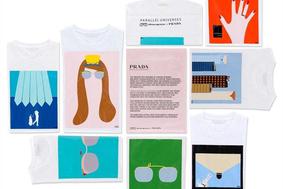 Prada v sodelovanju z grafičnim oblikovalcem