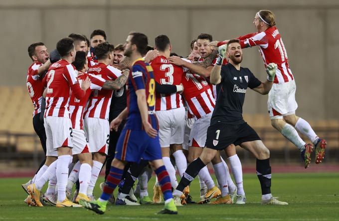 Athletic Bilbao je v sanjskem tednu ugnal Real Madrid in Barcelono ter postal zmagovalec superpokala. | Foto: Reuters