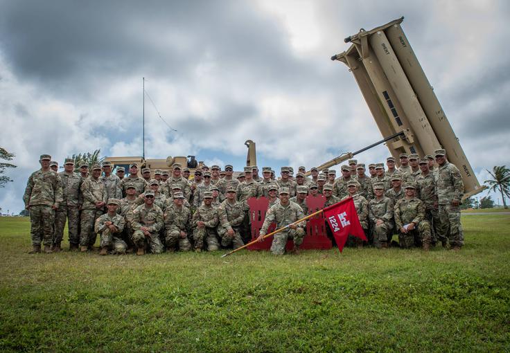 Ameriška vojaška enota s sistemom Thaad na otoku Guam. Ta enota je namenjena tudi za obrambo pred morebitnim kitajskim napadom. | Foto: Guliverimage