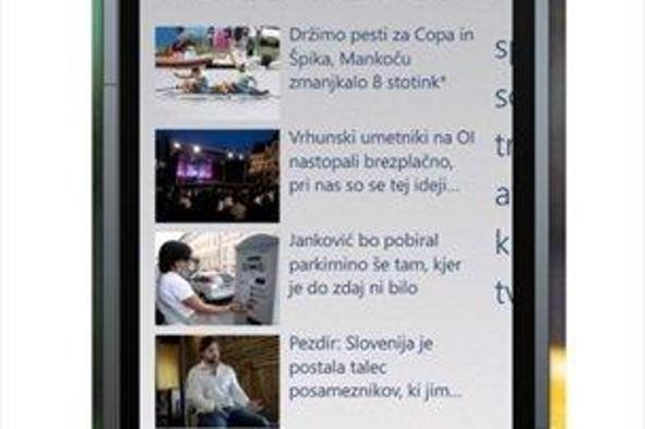 Aplikacija Planet Siol.net tudi za operacijski sistem Windows Phone