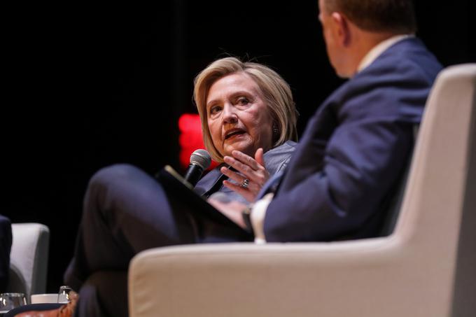 Hillary Clinton je poudarila, da mora Julian Assange odgovarjati za svoja dejanja oziroma za tisto, česar ga obtožujejo. | Foto: Reuters