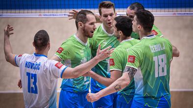 Slovenski odbojkarji so gladko opravili z Nizozemci