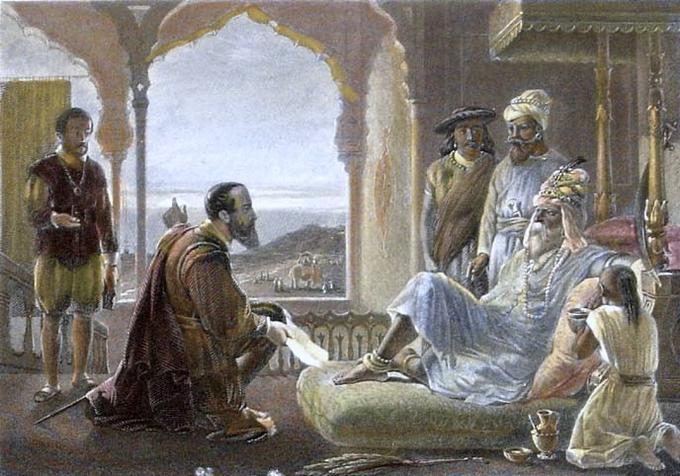 Portugalski pomorščak Vasco de Gama je maja 1498 prijadral po morju do Indije. Evropa zdaj ni več potrebovala svilne poti, da bi trgovala z azijskimi deželami. | Foto: commons.wikimedia.org