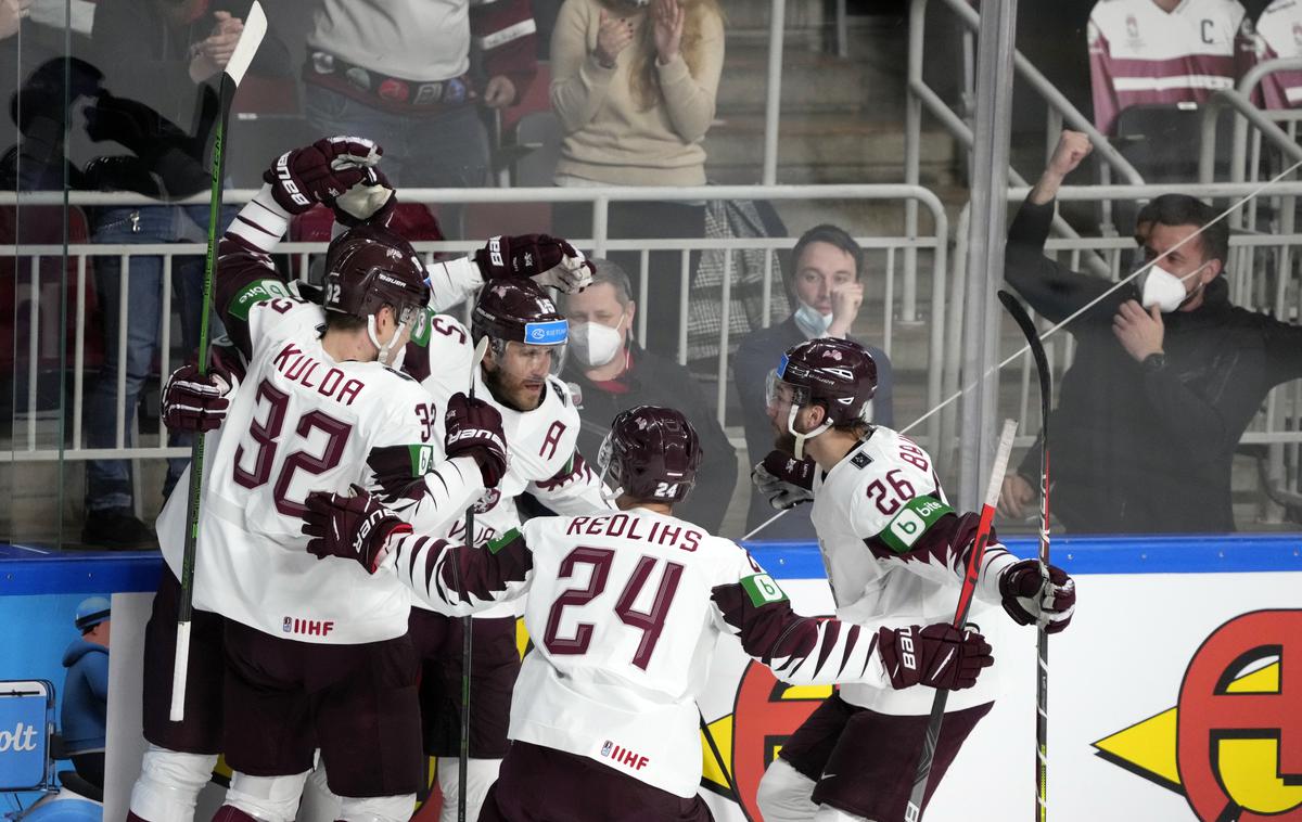 Latvija SP hokej | Latvijci v navezi s Finci resno razmišljajo o SP 2023. Gostili so ga sicer že lani. | Foto Reuters
