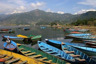 Pokhara v preddverju Himalaje