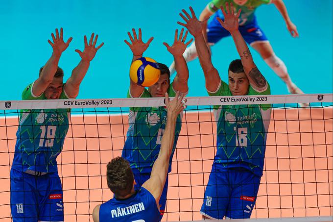 slovenska odbojkarska reprezentanca  : Finska, evropsko prvenstvo | Foto: CEV