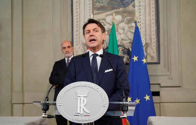 "Ne moremo si več privoščiti napak pri obnašanju," je poudaril italijanski premier Giuseppe Conte. | Foto: Reuters