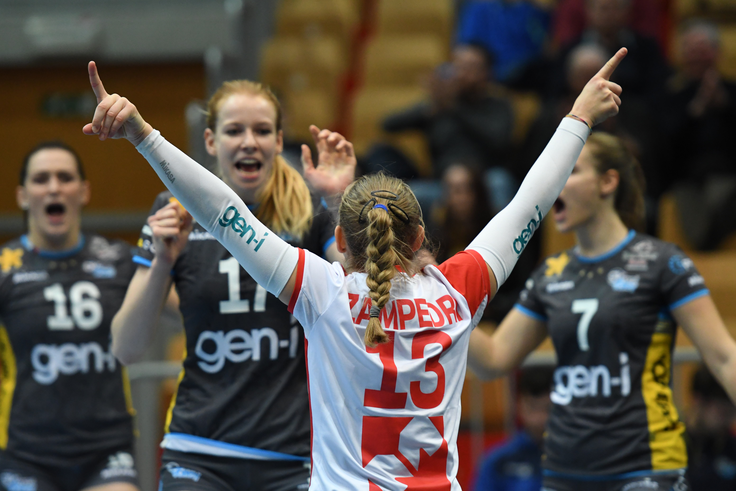 Lana Ščuka v tej sezoni uspešno nastopa pri GEN-I Volleyju. | Foto: CEV