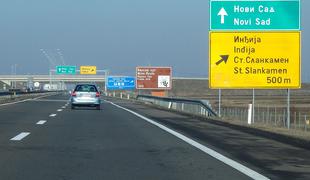 Srbi dražijo avtoceste, država odločno proti vinjetam